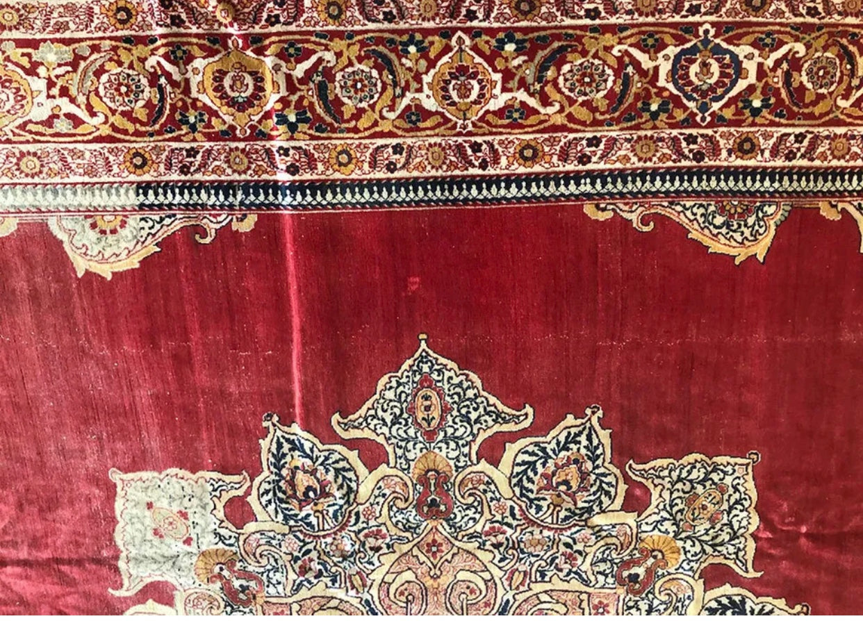 A Classic Antique Persian Haji Jalili Tabriz Rug