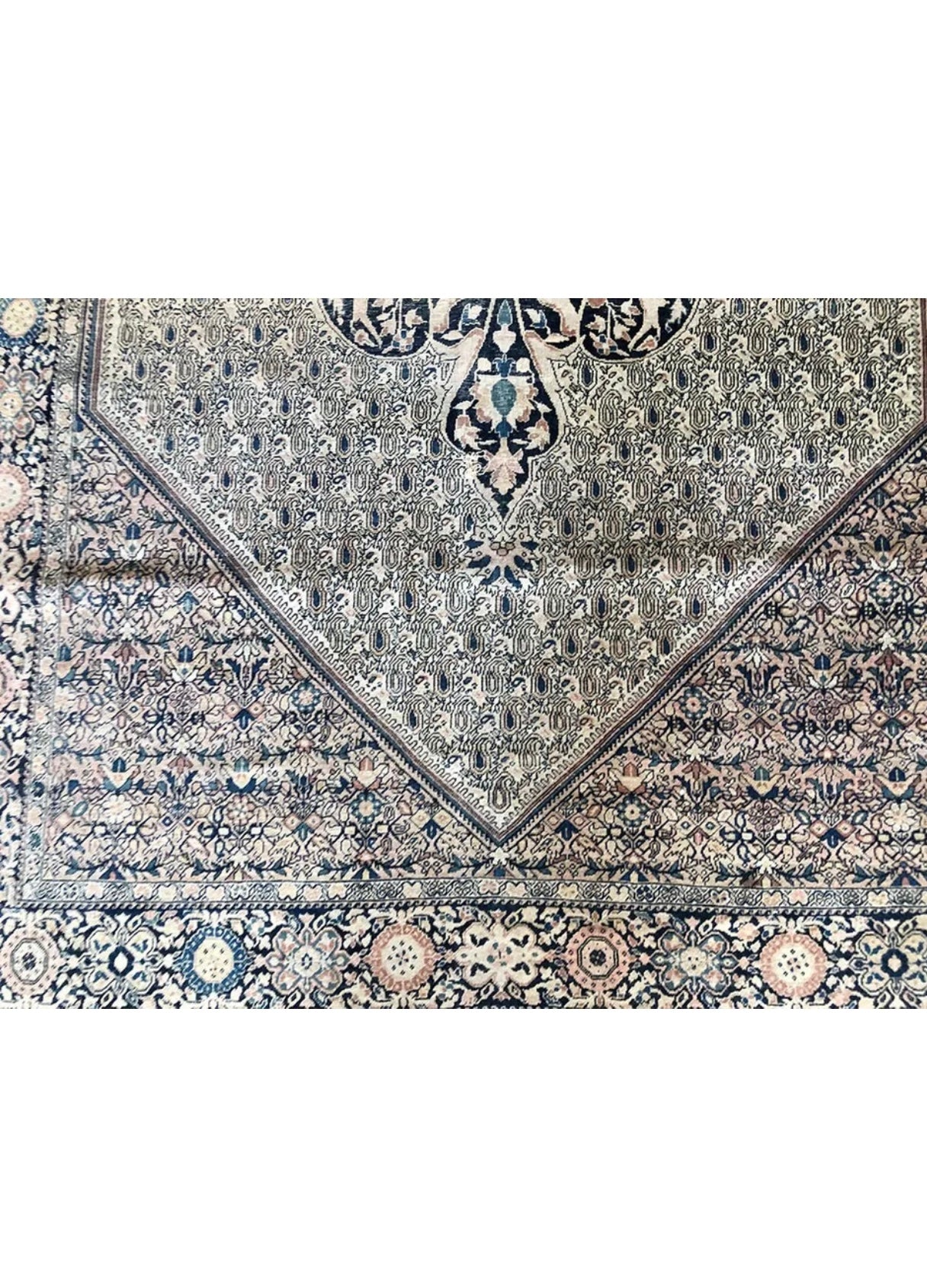 A Gorgeous Antique Persian Ferahan Sarouk Rug “Paisley”