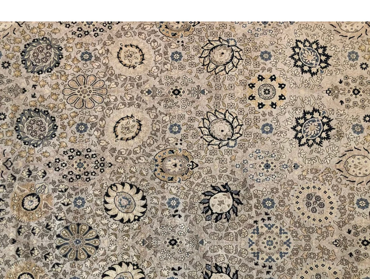 An Astonishing Vintage Contemporary Persian Tabriz Rug