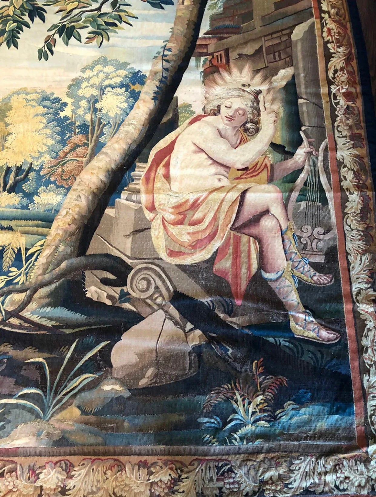 A 18th Century Wall Hanging French Tapestry