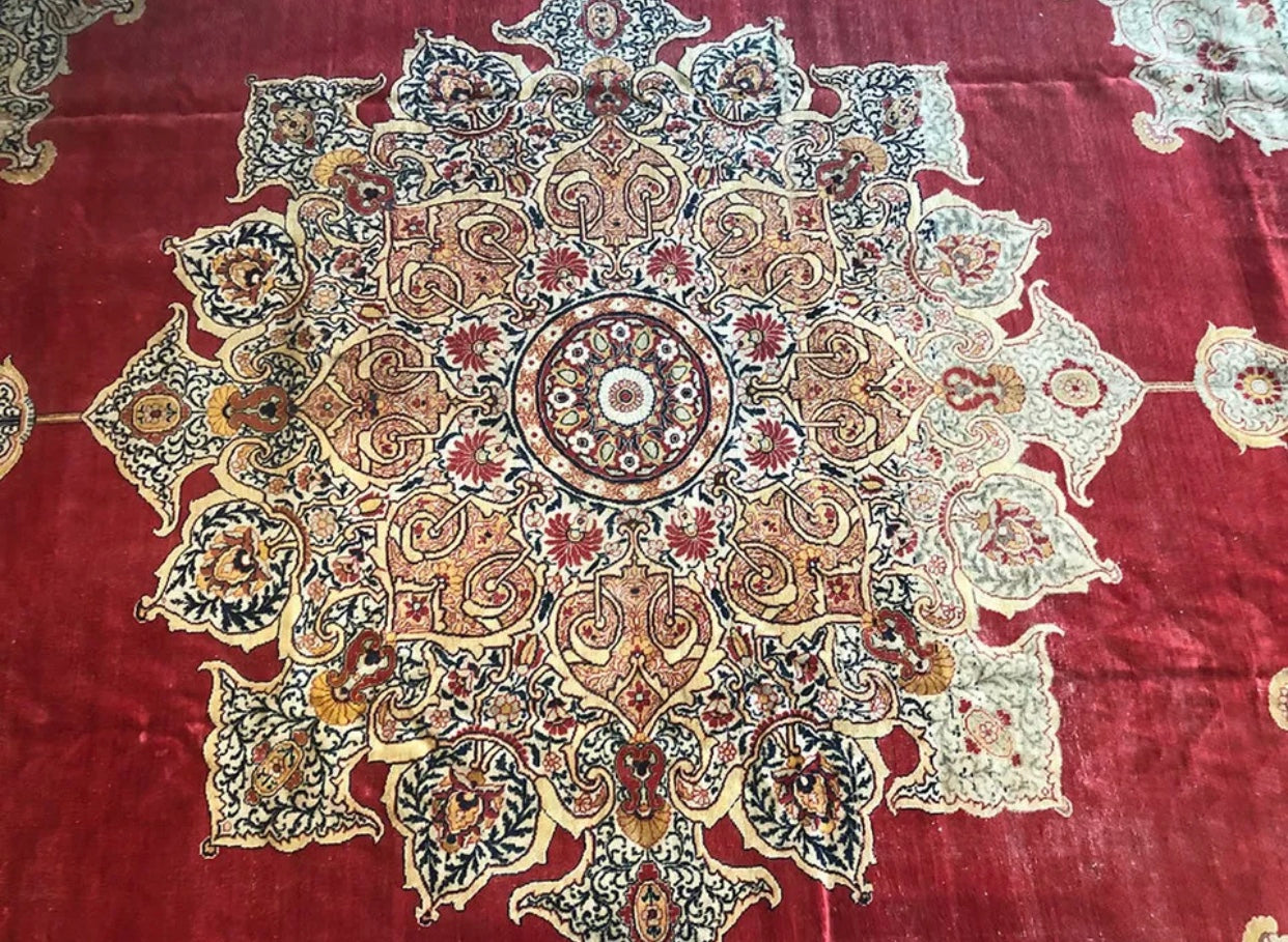 A Classic Antique Persian Haji Jalili Tabriz Rug