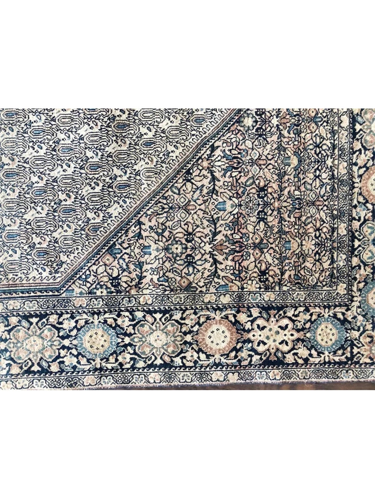 A Gorgeous Antique Persian Ferahan Sarouk Rug “Paisley”