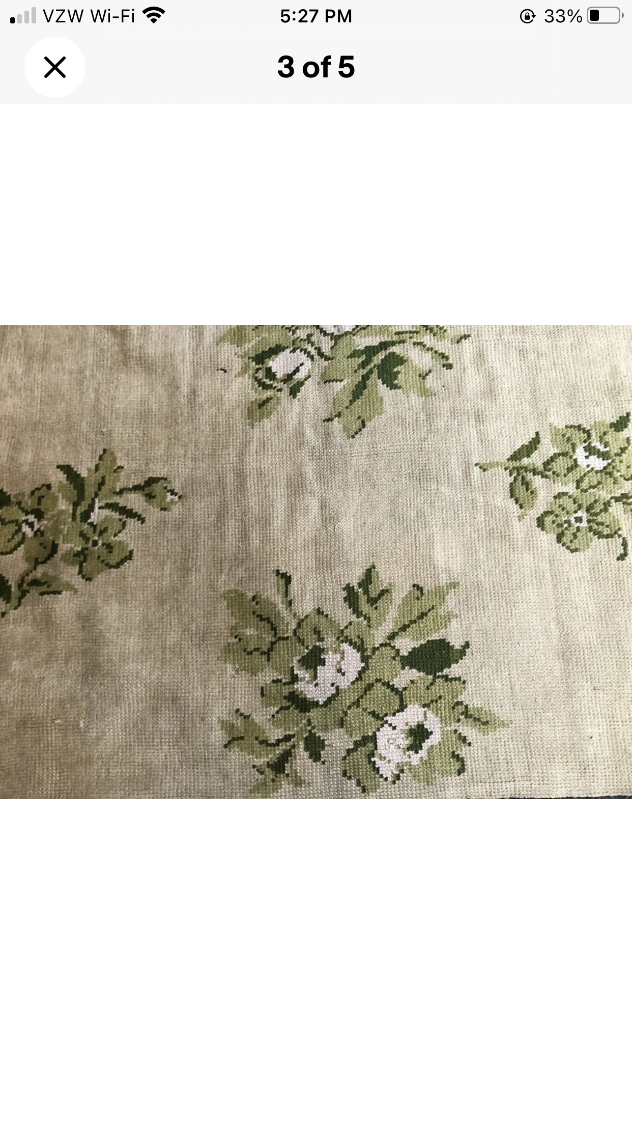 Antique Decorative Victorian 8’x9’ English Beglow Rug