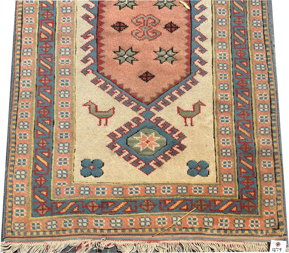 A Vintade Decorative Anatolian Area Rug