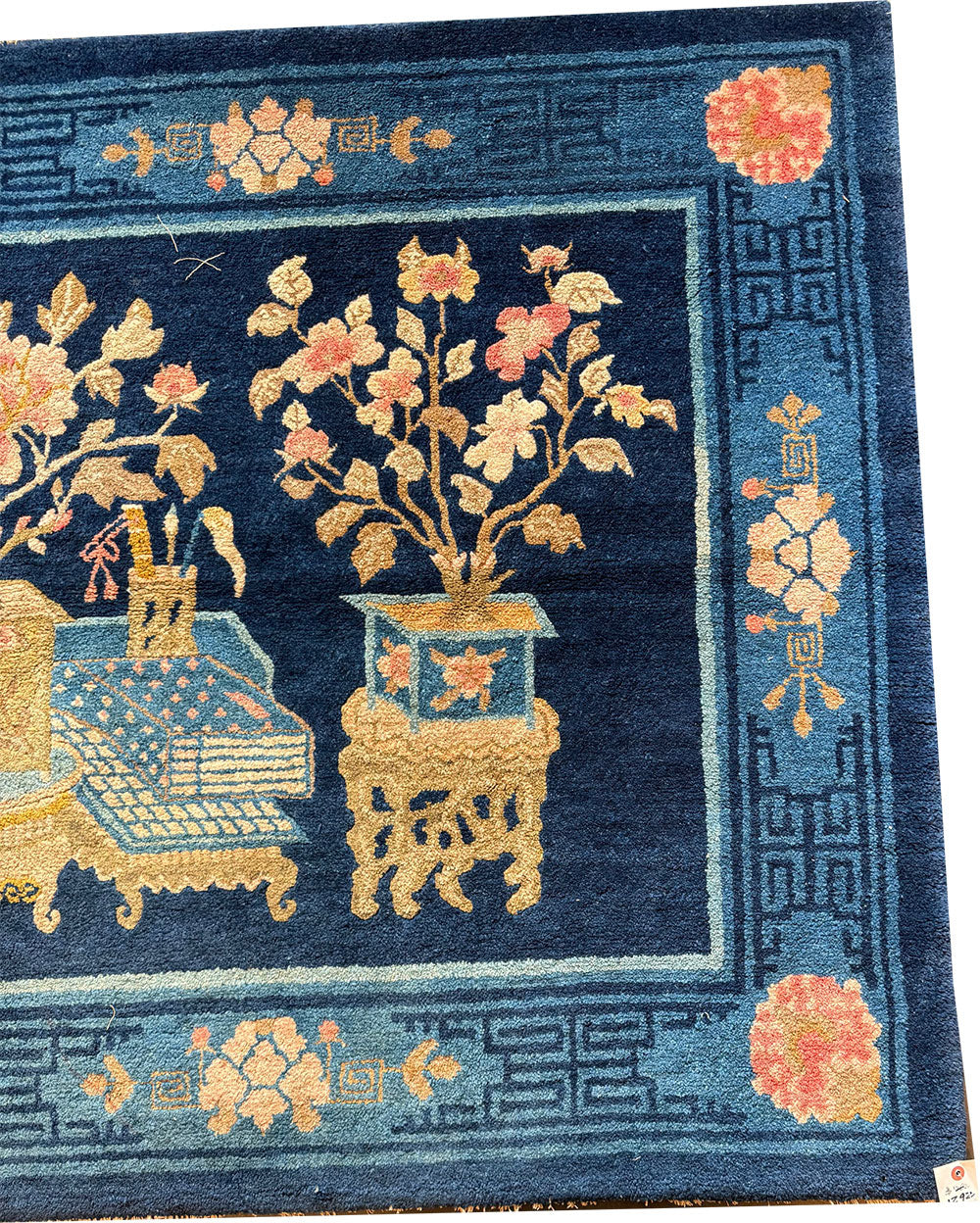 An Antique Pictorial Chinese Pao Toe /Peking Area Rug