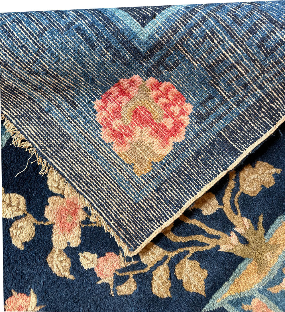 An Antique Pictorial Chinese Pao Toe /Peking Area Rug