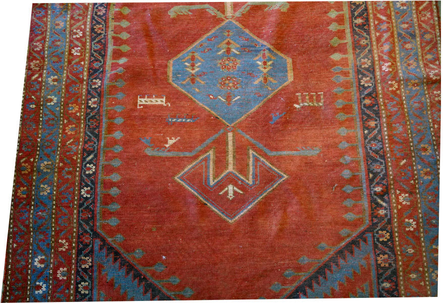 A Gorgeous decoratibe tribal Genuine Persian 5'x7' Kurdish Rug