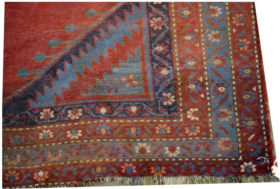 A Gorgeous decoratibe tribal Genuine Persian 5'x7' Kurdish Rug