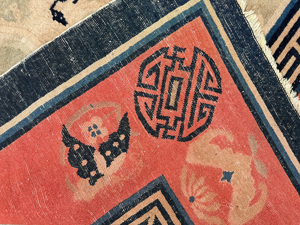 19th Century Palace Size Dragon Chinese Peking Rug Estate Of Actor James Couburn