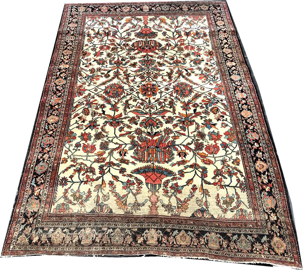 Antique Genuine Persian Ferahan Sarouk Rug
