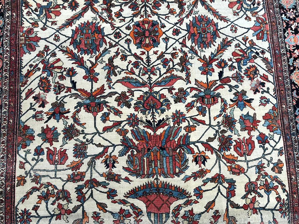 Antique Genuine Persian Ferahan Sarouk Rug