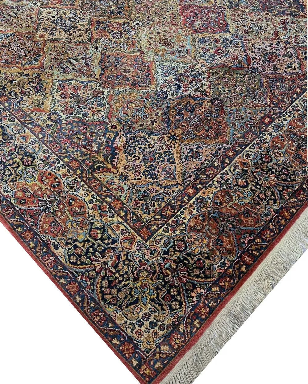 A Fabulous Palace Size 11'-6" x 16' Karastan Rug #717 Kirman Panel Design