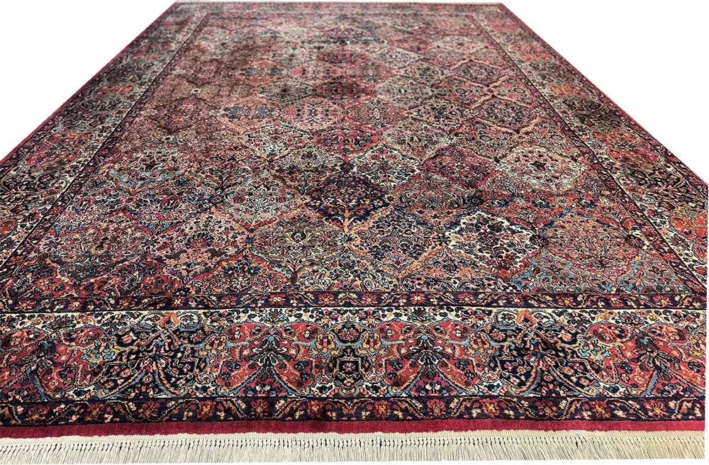 A Fabulous Palace Size 11'-6" x 16' Karastan Rug #717 Kirman Panel Design