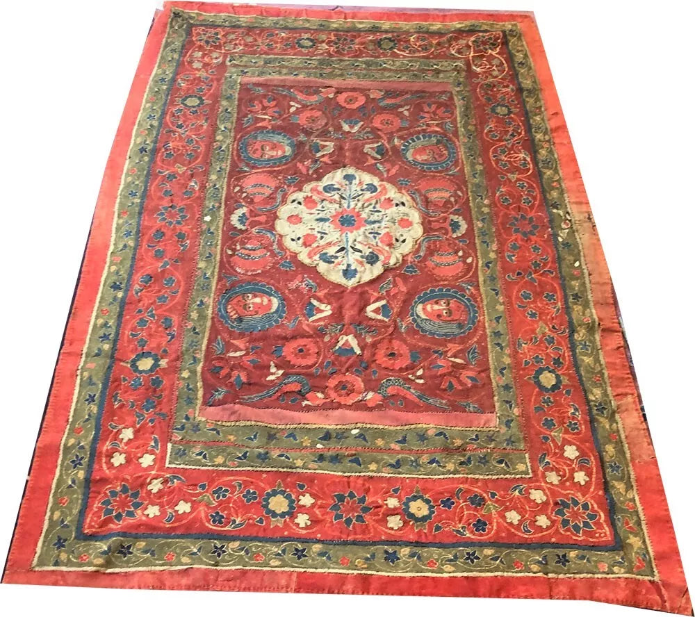 A Collectible Rasht Textile/Embriodery From Safavieh Dynasty