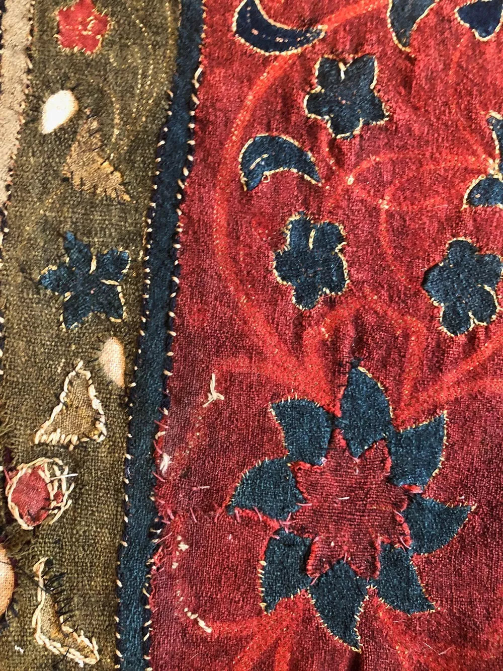 A Collectible Rasht Textile/Embriodery From Safavieh Dynasty