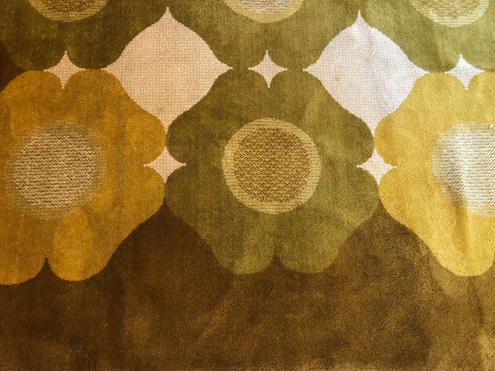 A Sensational Mid Century 8' X 11' Scandinavian Area Rug