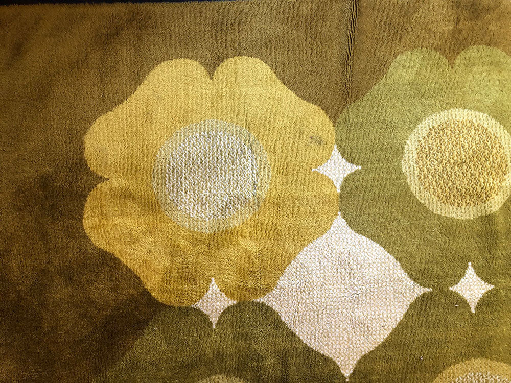 A Sensational Mid Century 8' X 11' Scandinavian Area Rug