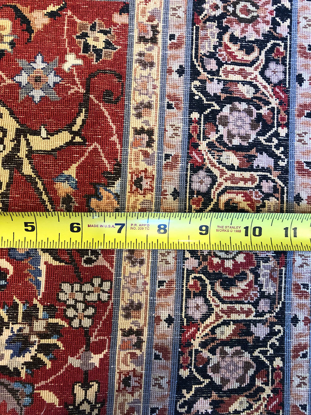 Antique Super 100% Silk 400+ KPSI 10'x13' Persian Tabriz Rug