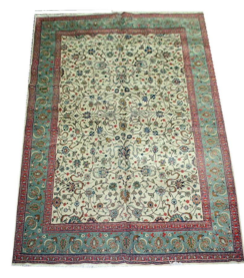 A Superb Antique Signed Persian Tabriz Rug