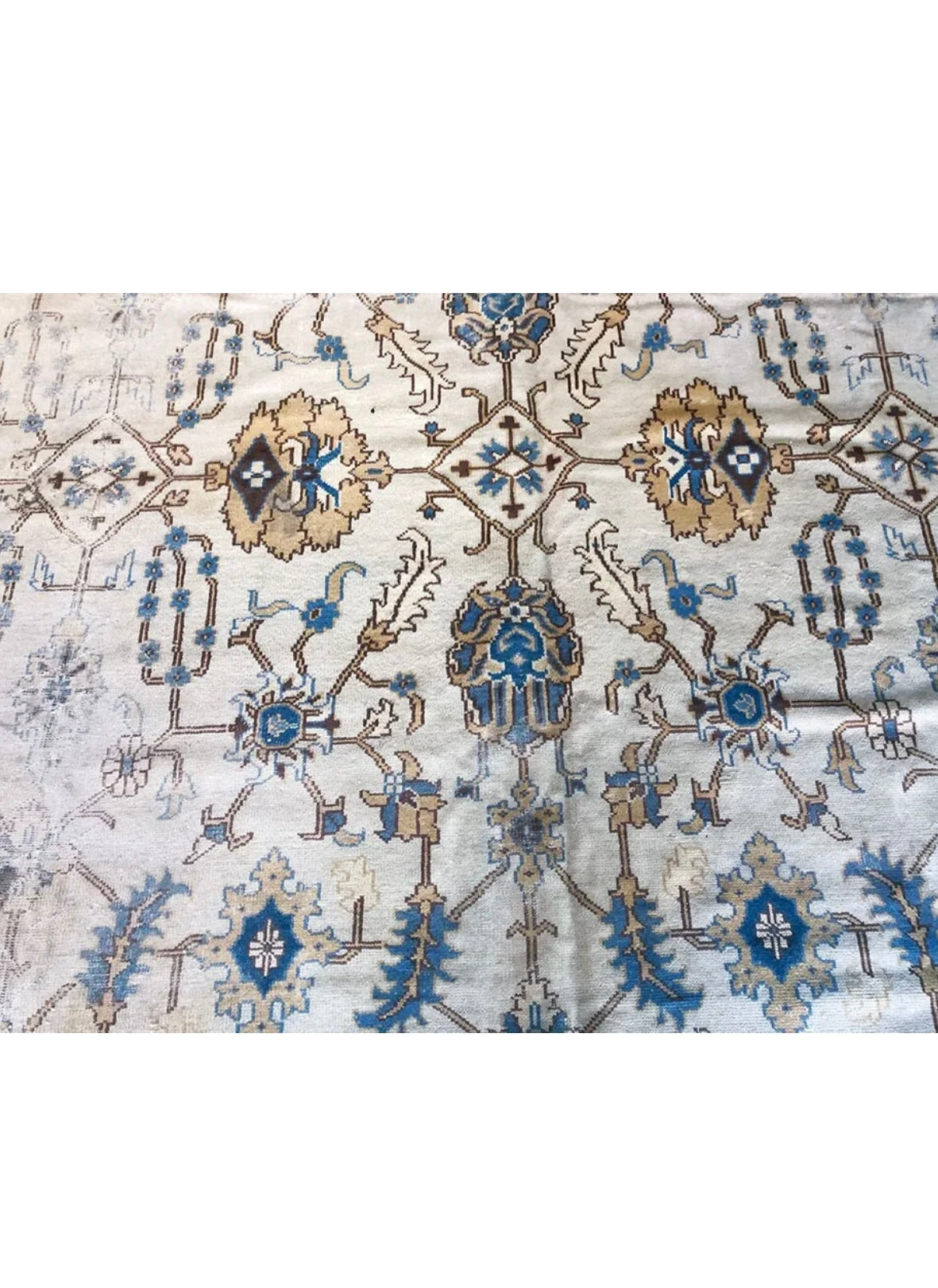 An Antique Palace Size 15’x17’ Turkish/Oushak Rug