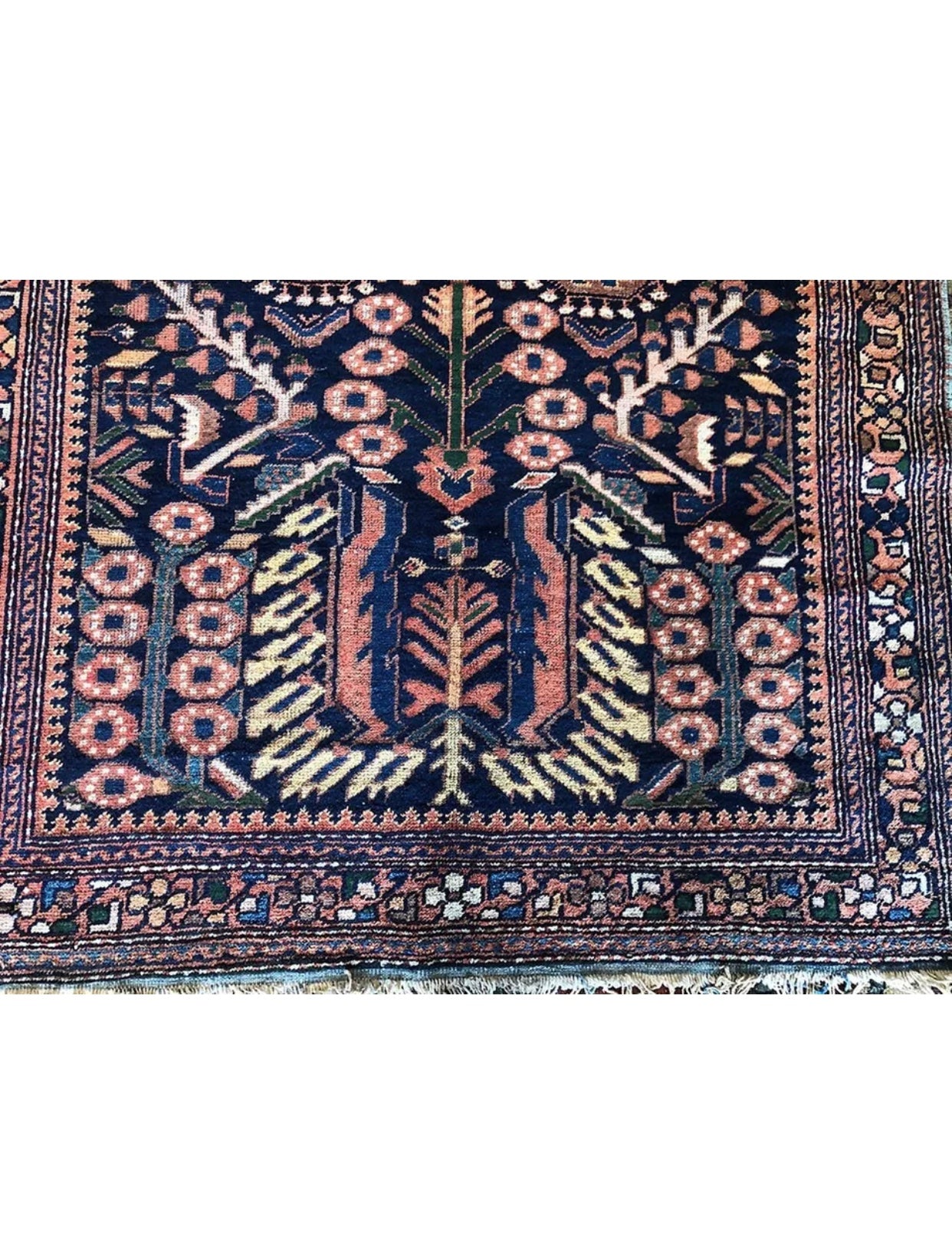 An Antique Decorative Persian Hamedan Rug