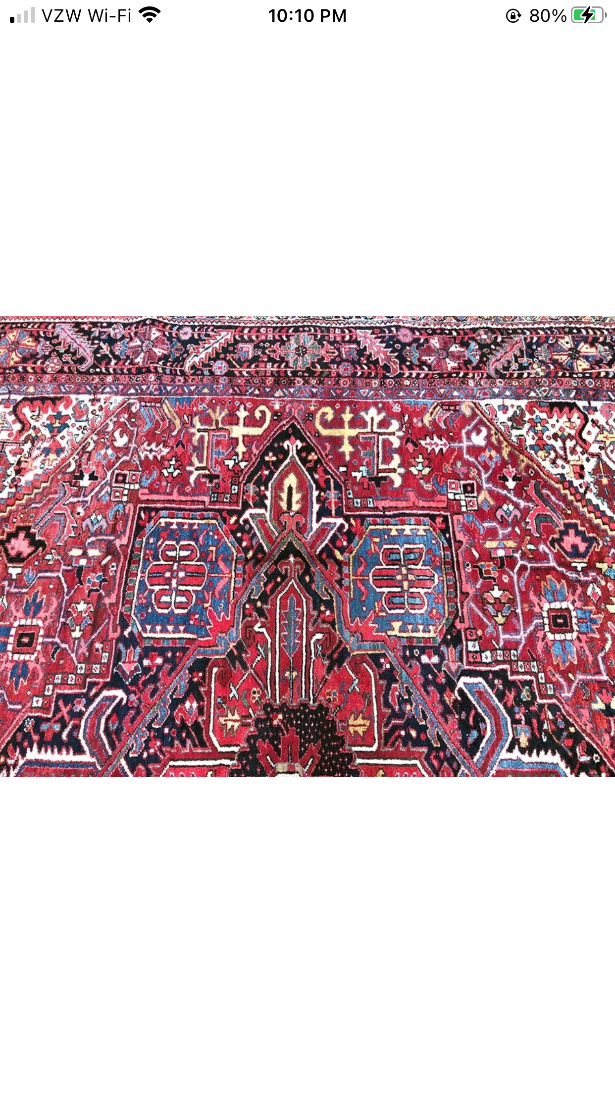 Antique Decorative 10’x13’ Persian Heriz Rug