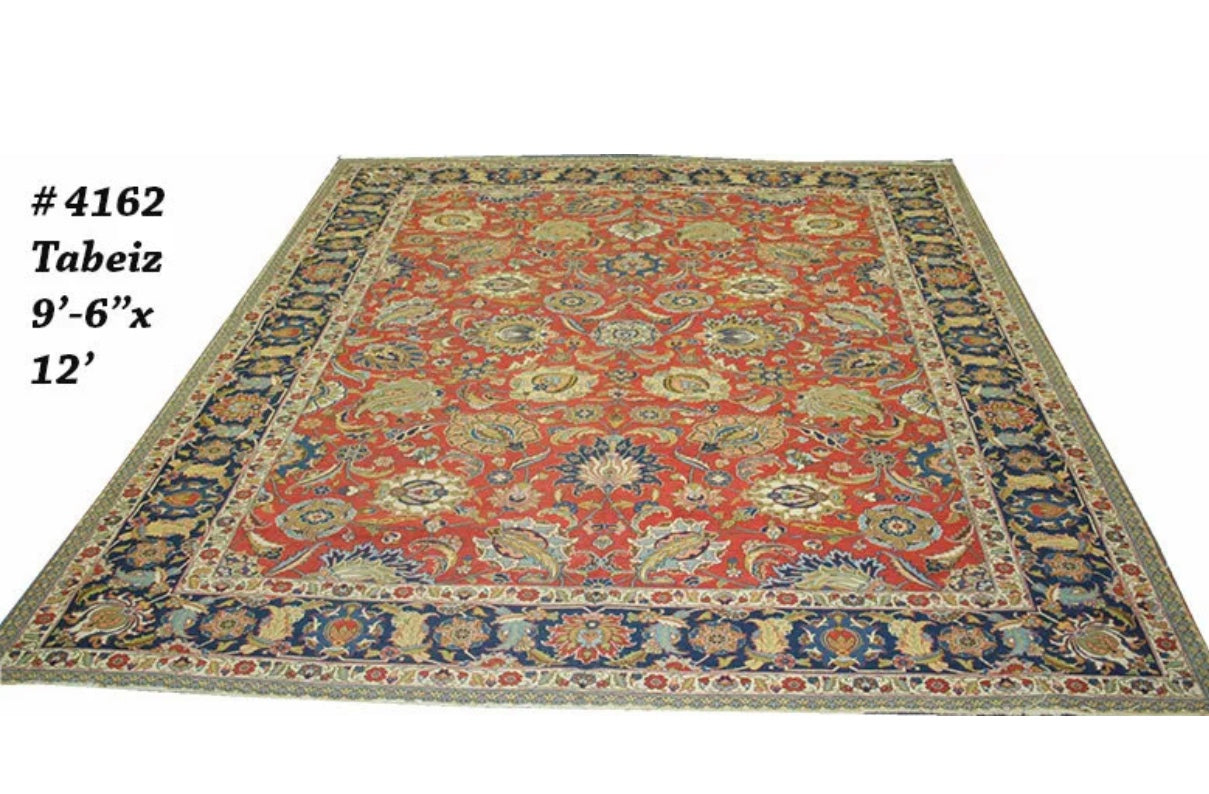 An Antique Decorative Persian Tabriz Rug