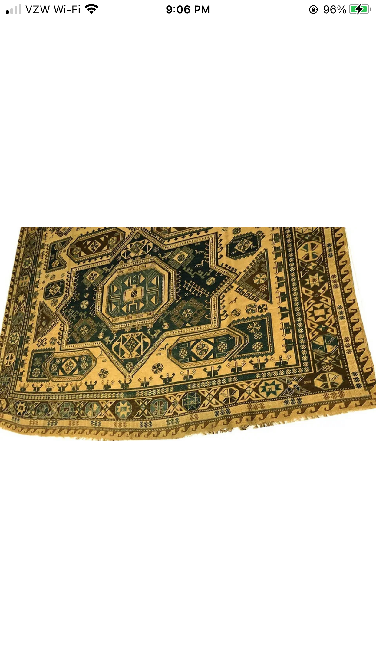 An Antique Caucasian Kuba Soumak Rug