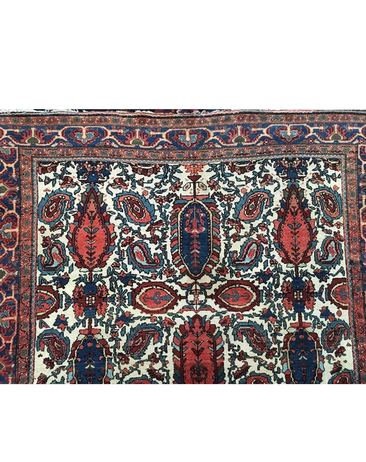 Antique Collectible Persian Mishan/Mishin Malayer Rug