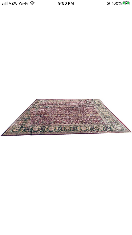 A Huge Palace Size 20’ x 22’ Indian Agra Rug