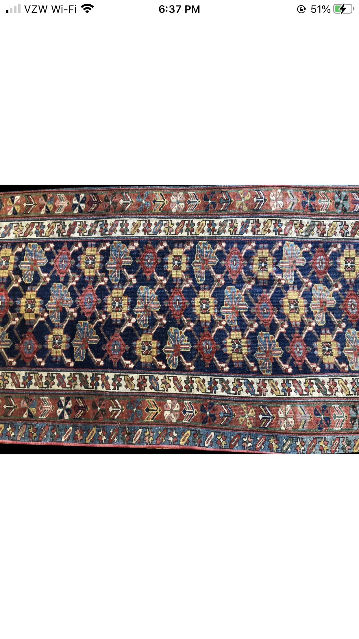 An Antique Tribal NW Persian Hallway Runner Rug