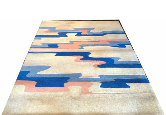 A Mid Century Modern/ Art Deco Rug “ Made In Israel “