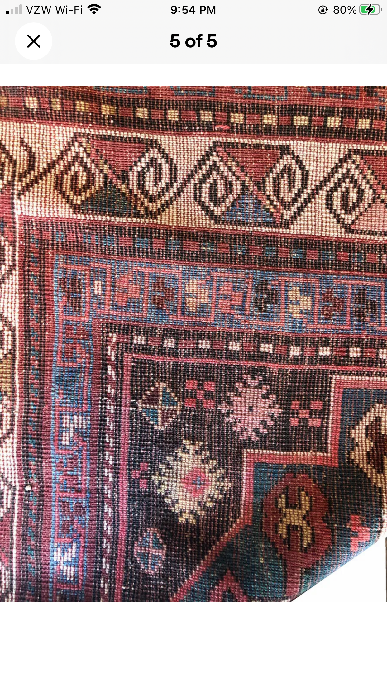 An Antique Caucasian Hallway Runner Rug