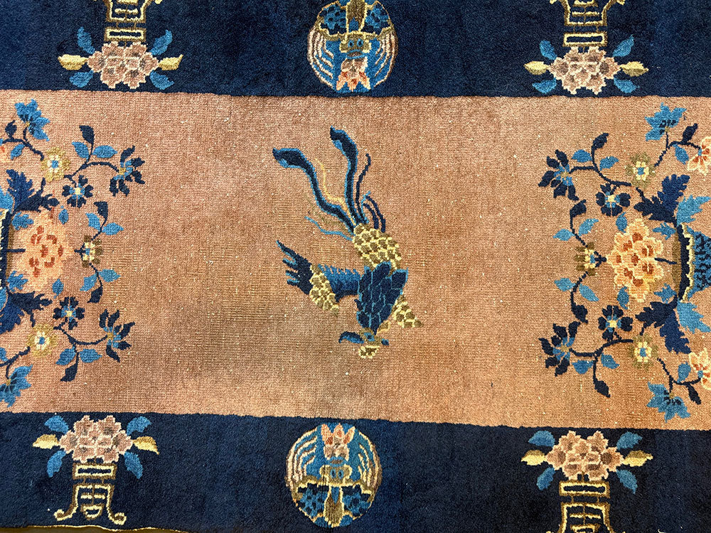 An Antique Camel Ground Art Deco chinese Rug