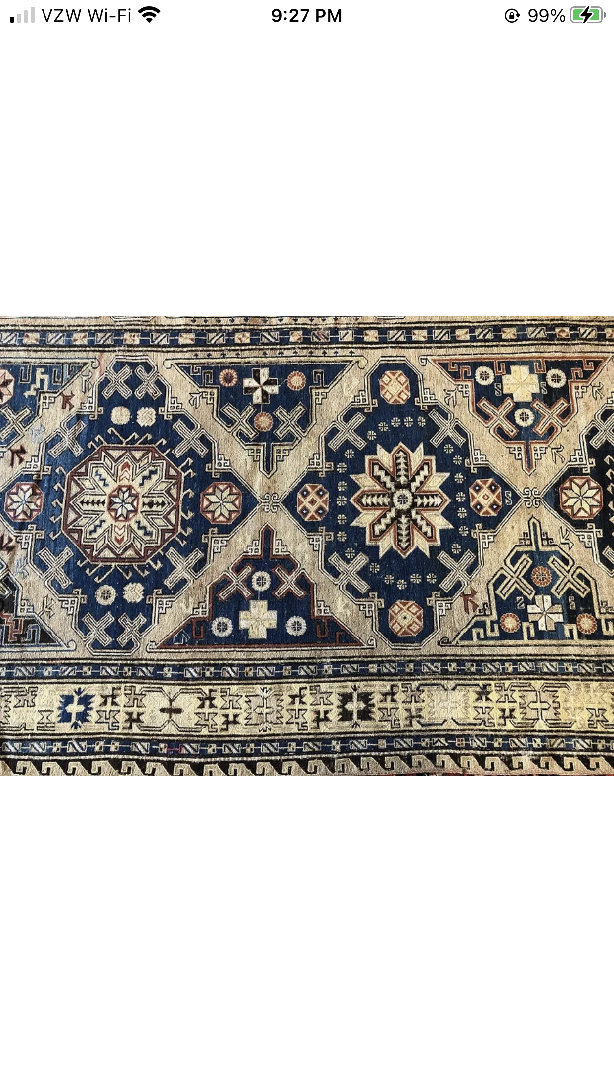 An Antique Gallery Size Caucasian Kuba Soumak