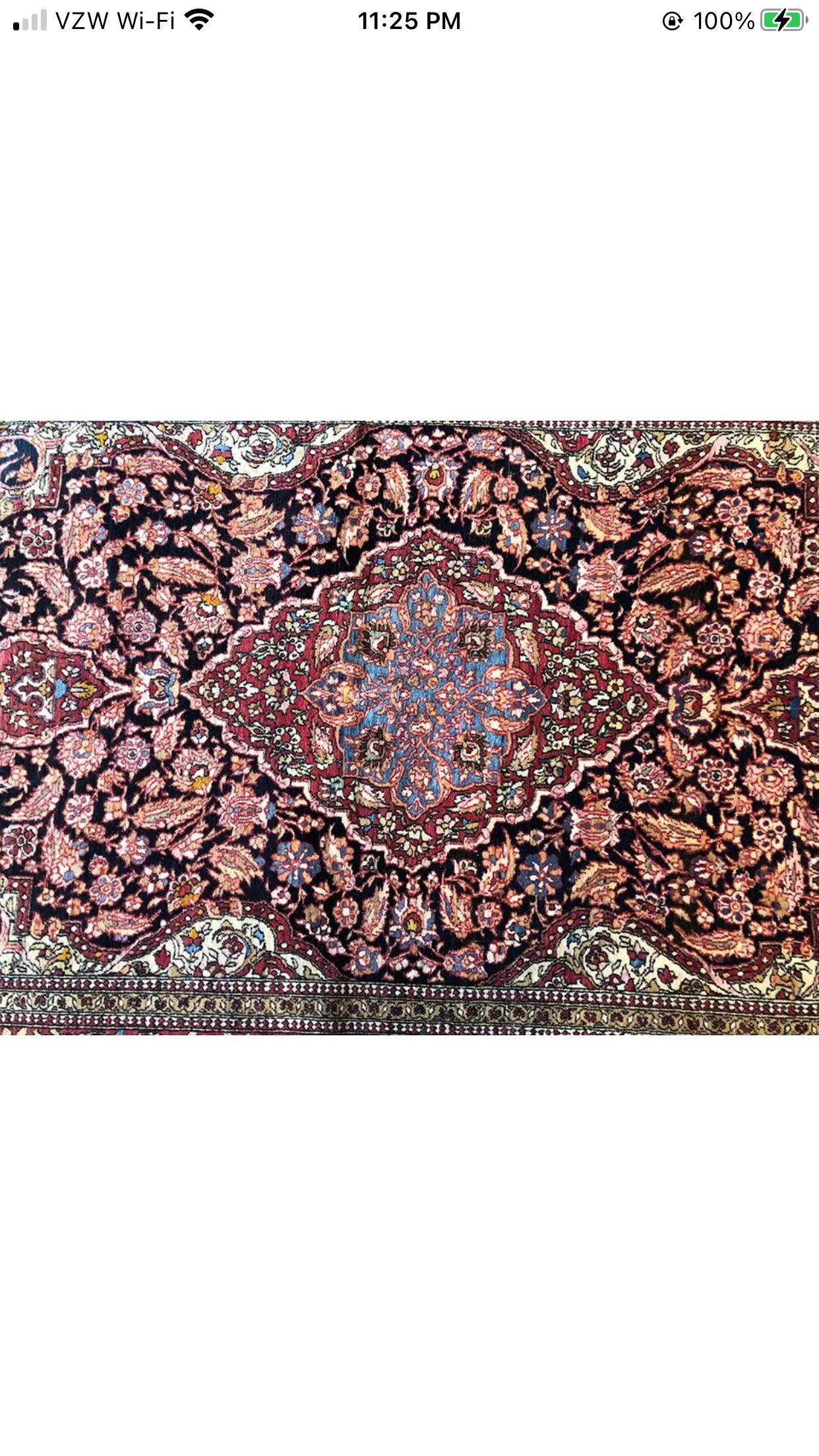 An Antique Persian Isfahan Ahmad Rug