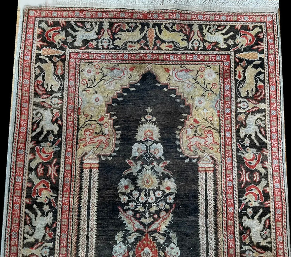 An Antique Turkish Prayer Rug “ Tree Of Life”