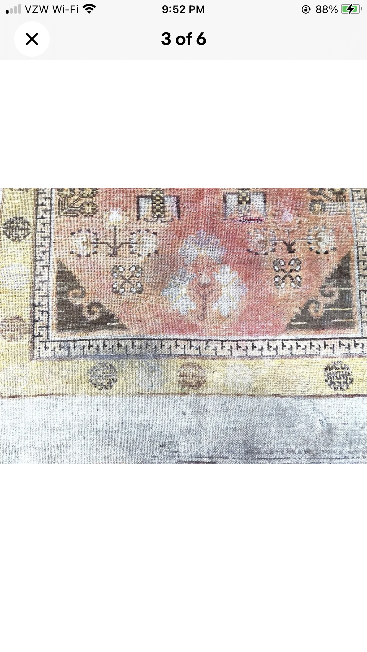 An Antique Decorative East Turkistan Rug