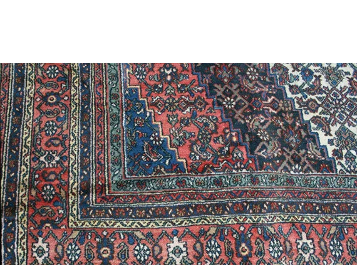 An Antique Palace Size 11’ x 19’ Persian Bibikabad Rug