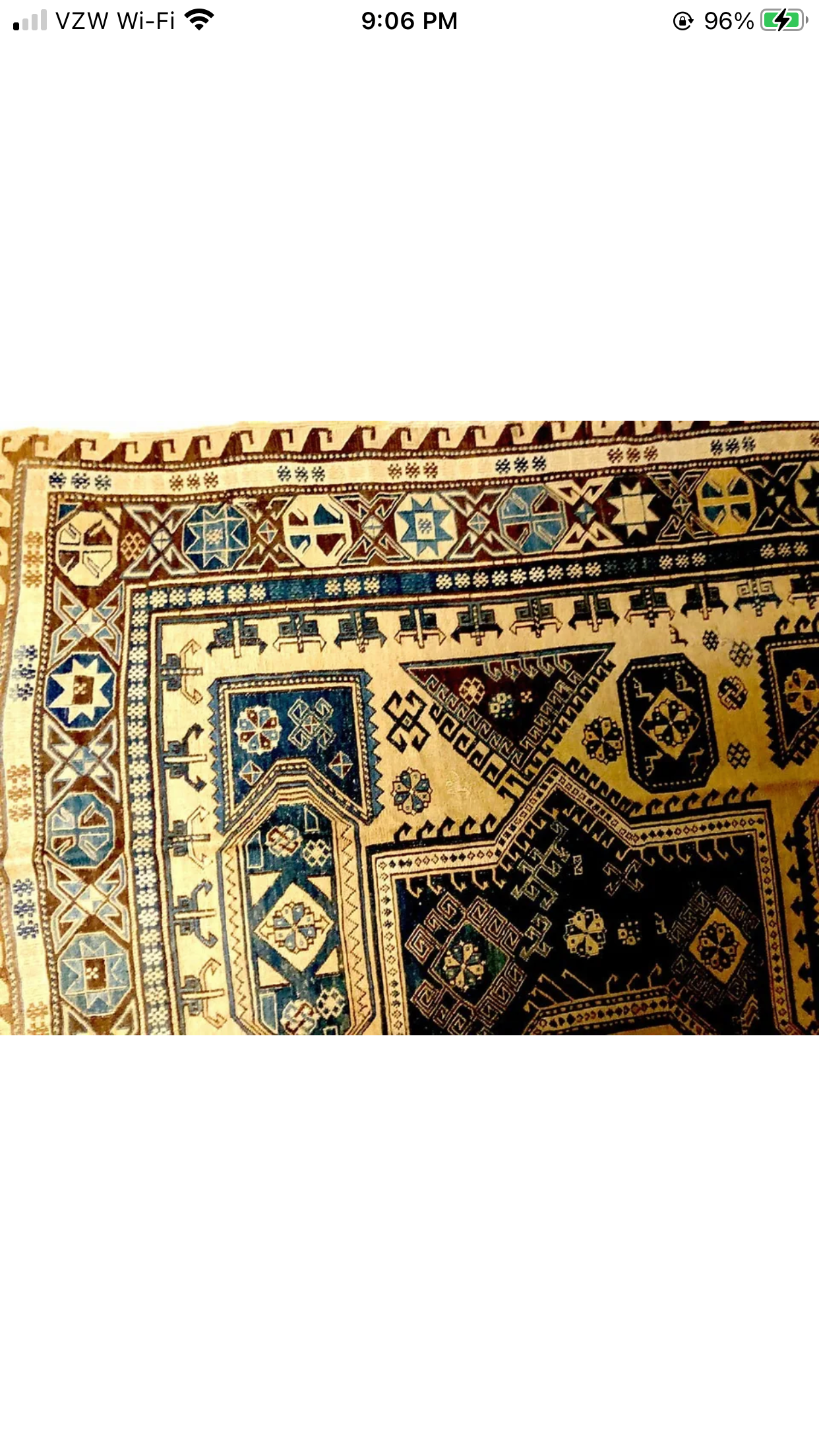 An Antique Caucasian Kuba Soumak Rug