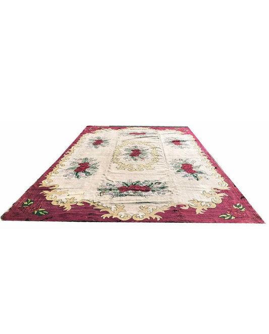 Antique Rate Palace Size 10’ x 15’ American Hooked Rug