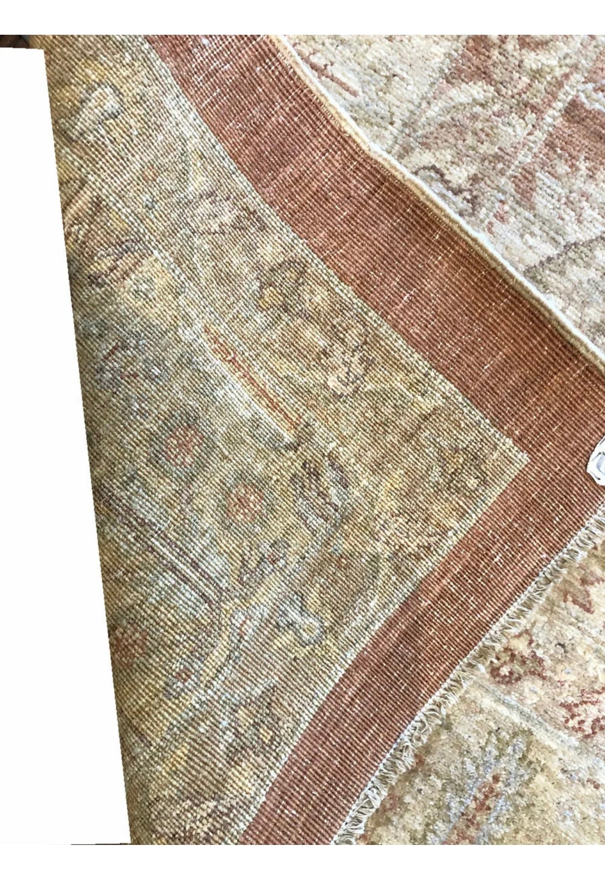 A Vintage Contemporary 11’x 14’ Panel Design Peshawar Rug