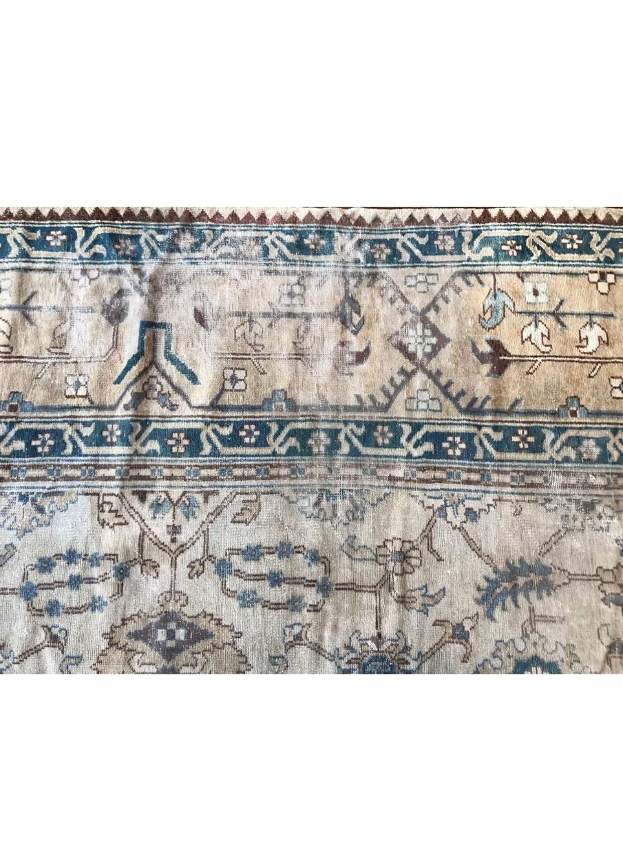 An Antique Palace Size 15’x17’ Turkish/Oushak Rug