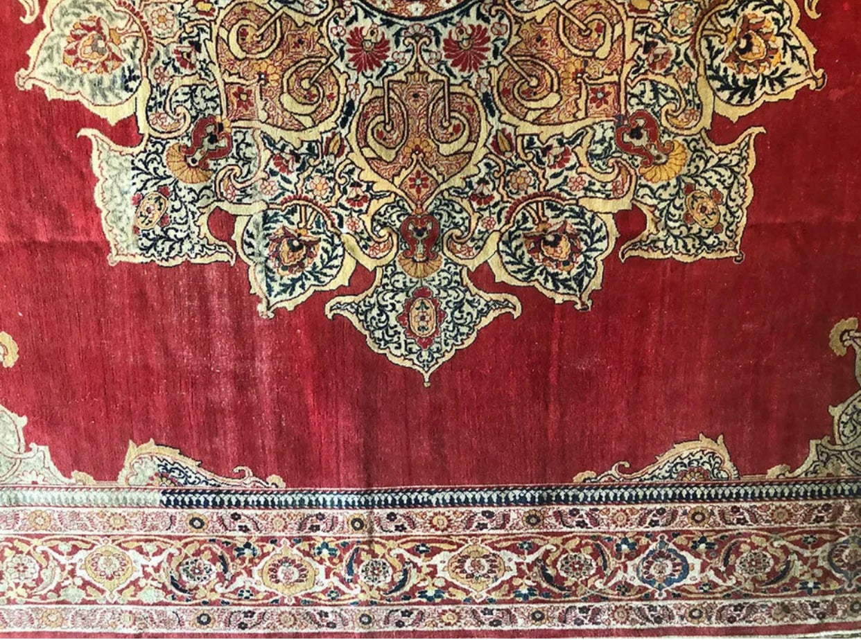 A Classic Antique Persian Haji Jalili Tabriz Rug