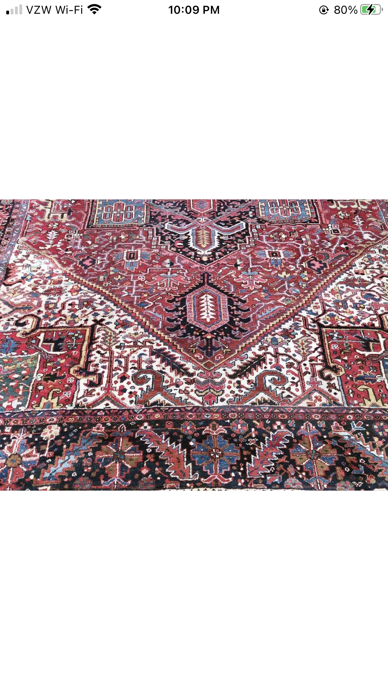 Antique Decorative 10’x13’ Persian Heriz Rug