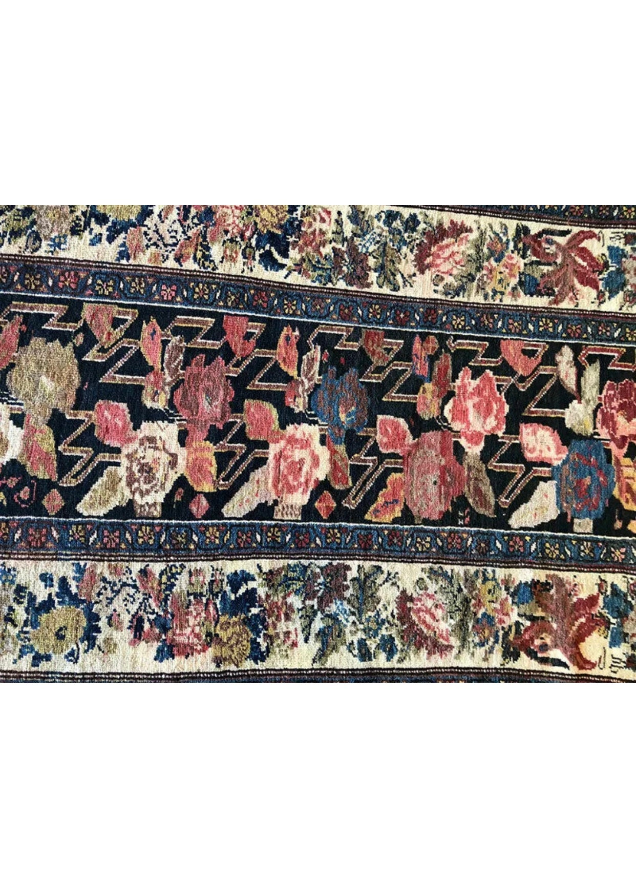 An Antique 19’ Long Persian Luri Bakhtiari Gallway Tunner Rug