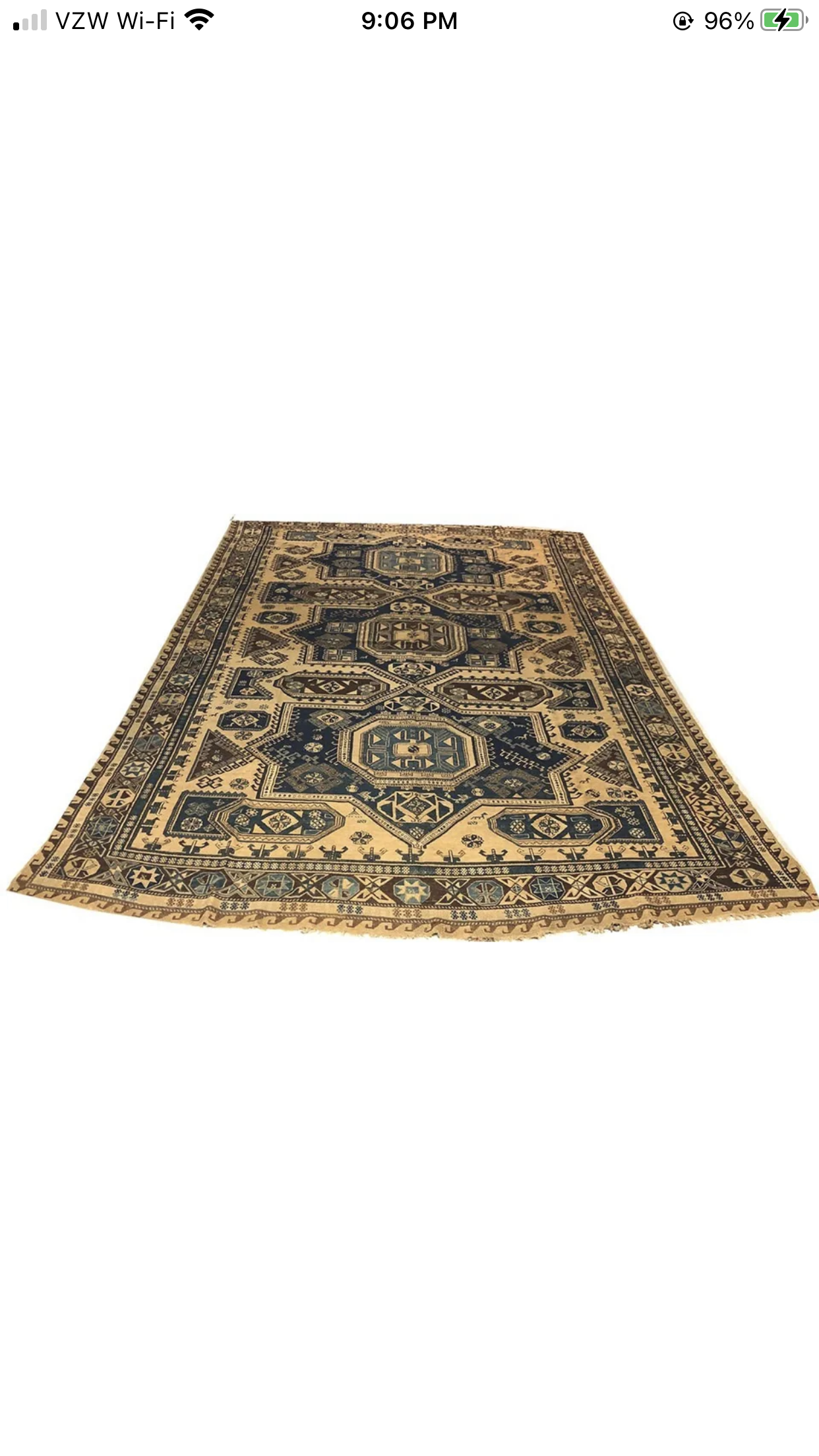 An Antique Caucasian Kuba Soumak Rug