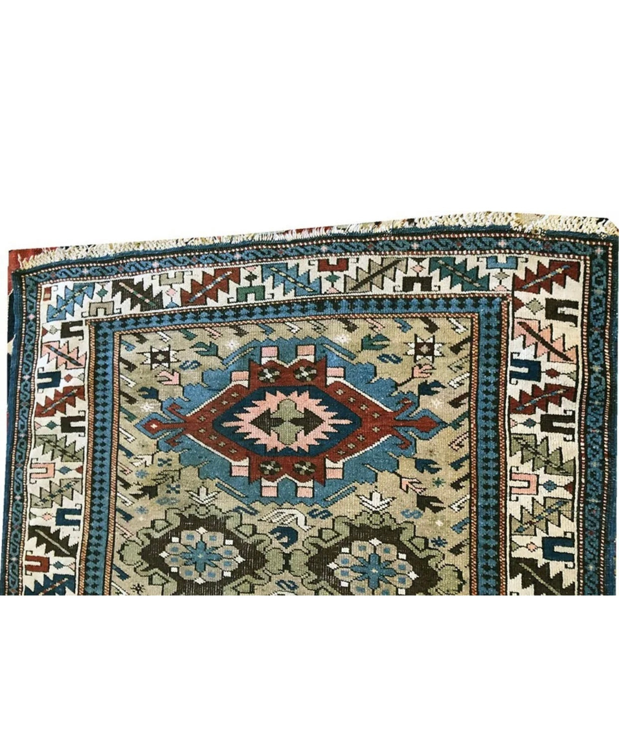 An Antique 19th Century Caucasian Kazak rug