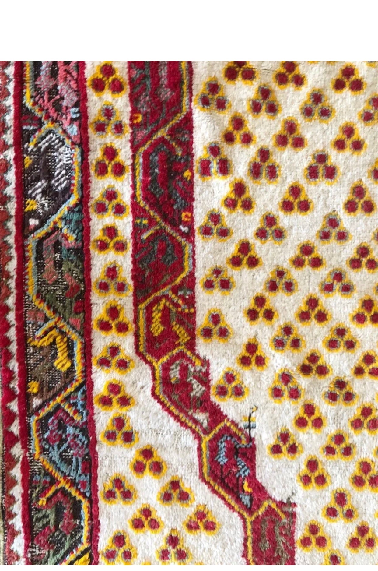 An Antique Unusual Turkish Prayer Rug