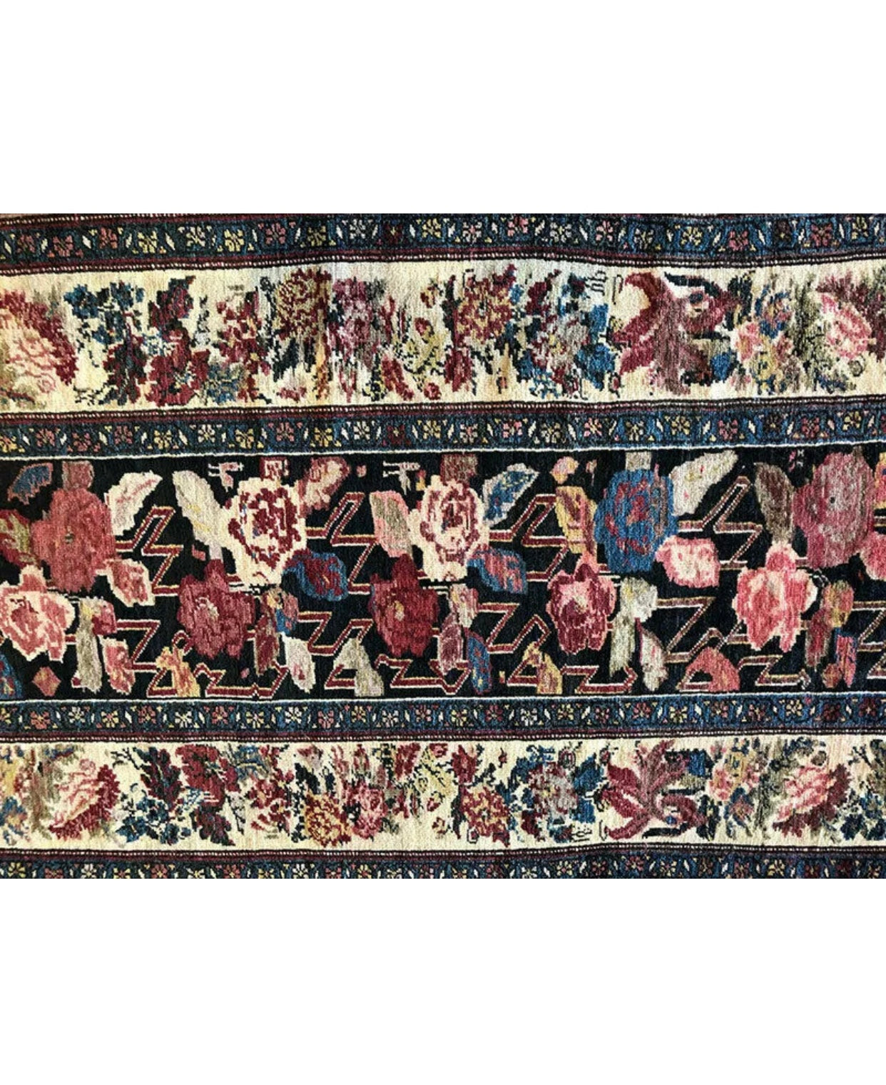 An Antique 19’ Long Persian Luri Bakhtiari Gallway Tunner Rug